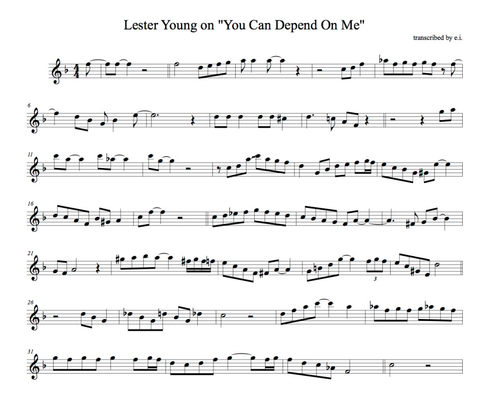 You Can Depend on Me