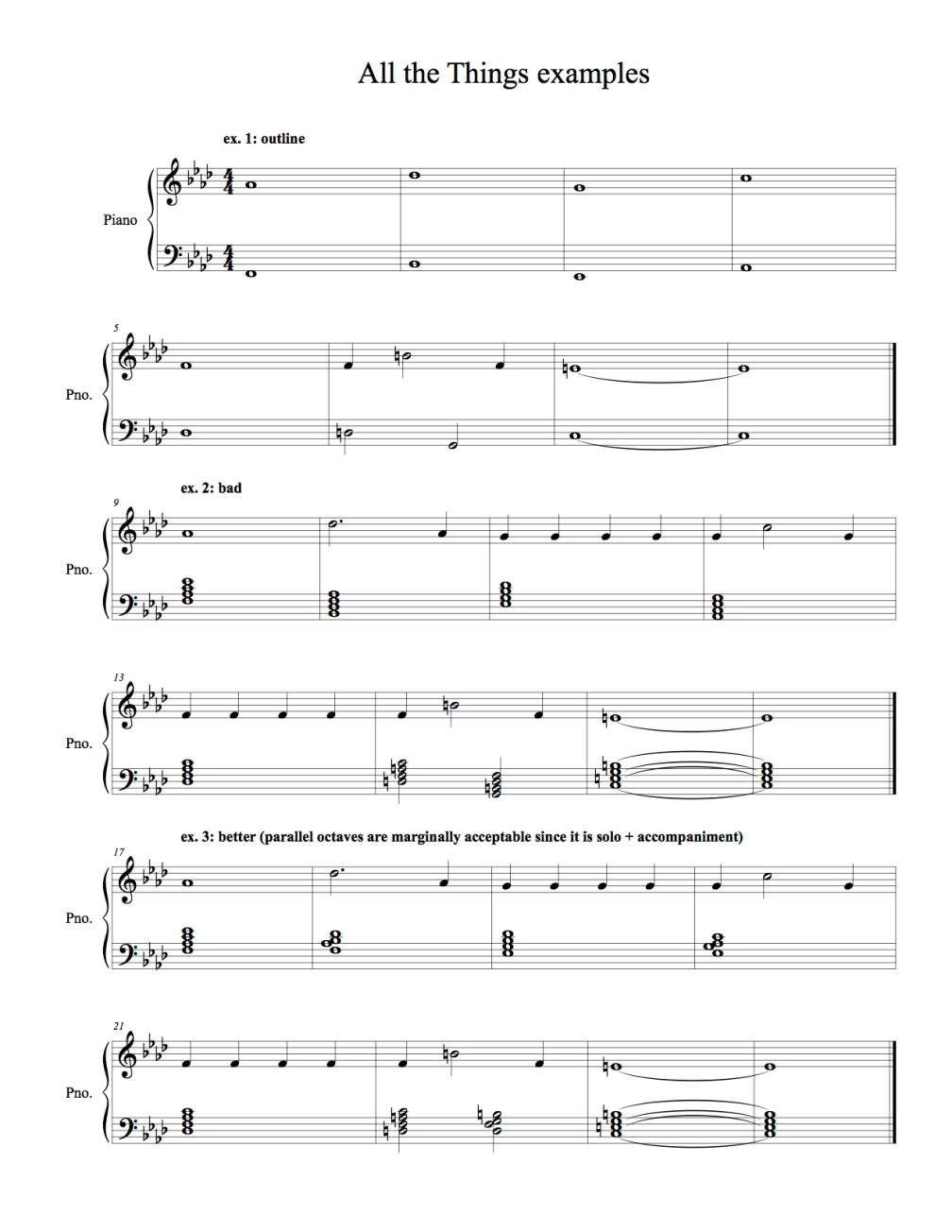 all-the-things-simple-examples