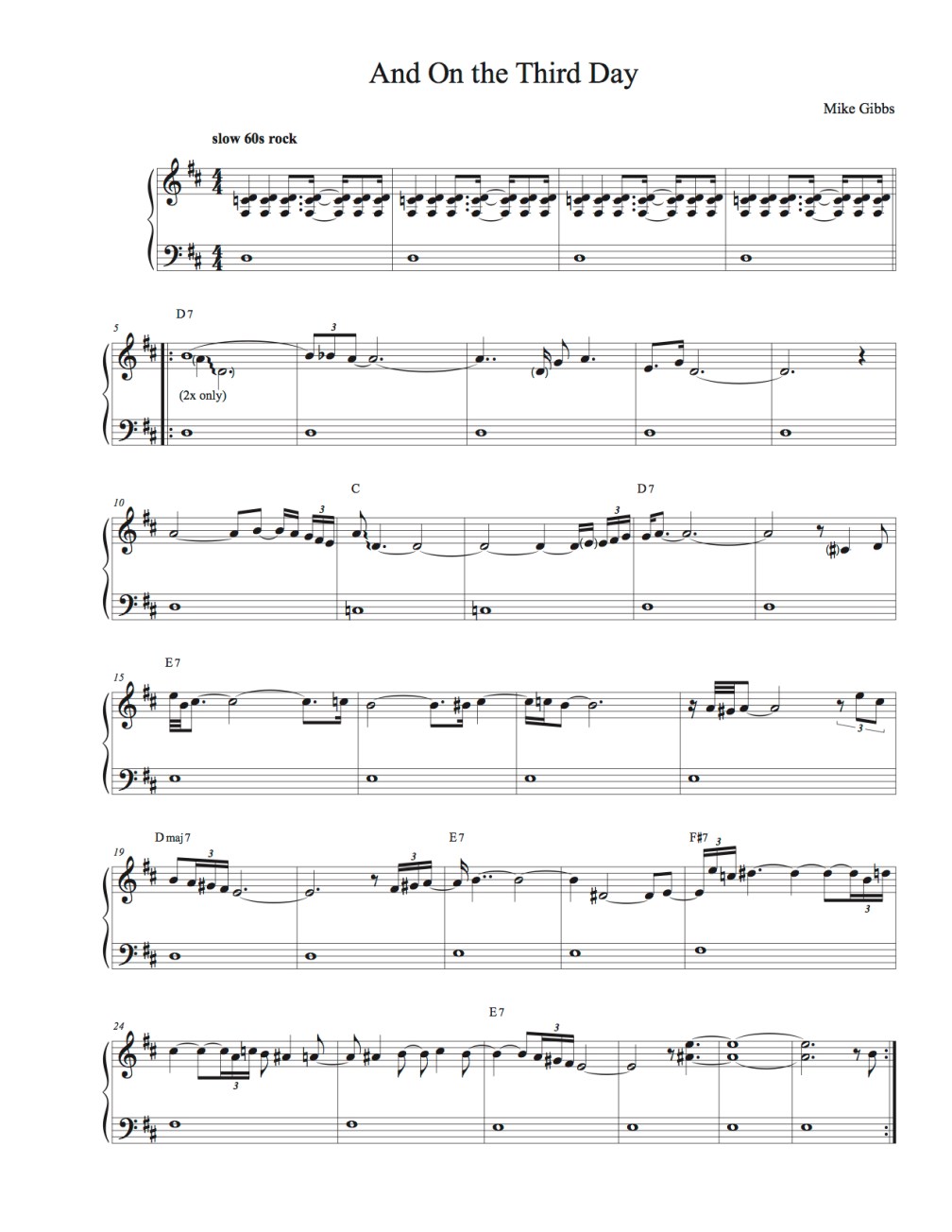 And On the Third Day iverson