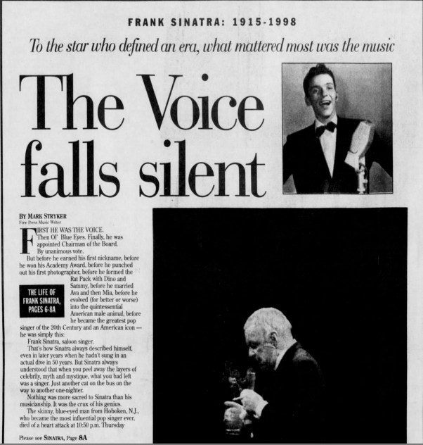 Sinatra obit