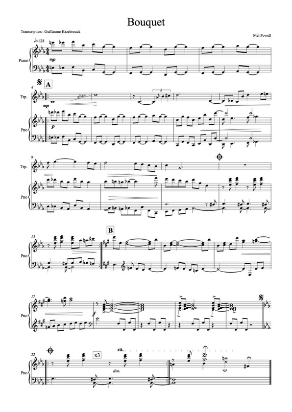 Bouquet-Mel Powell - Partition complète.jpg